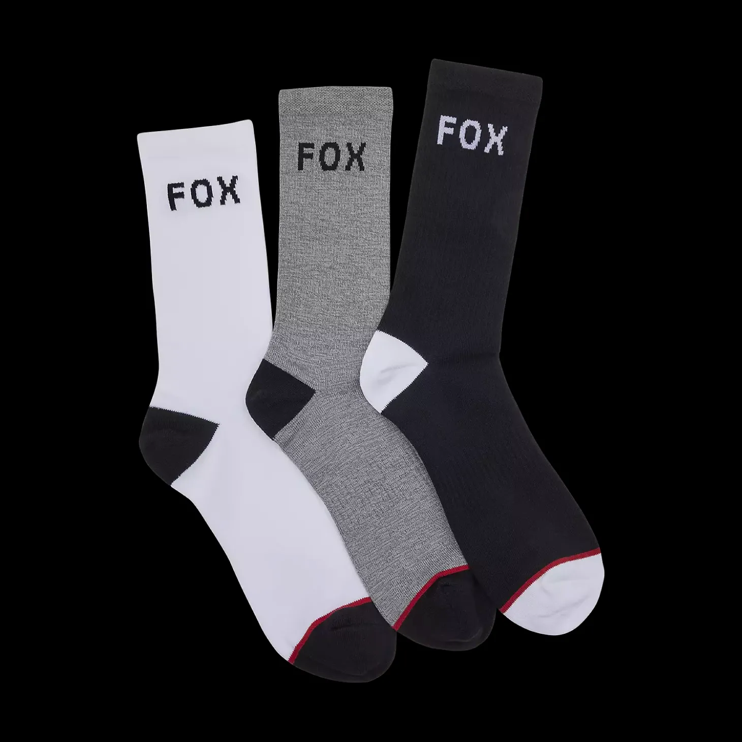 Fox Crew Socks - 3 Pack