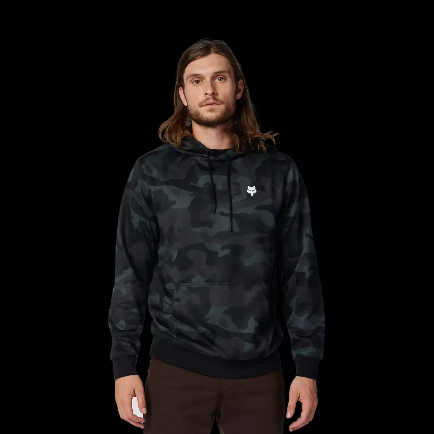 Fox Head Camo Pullover Hoodie