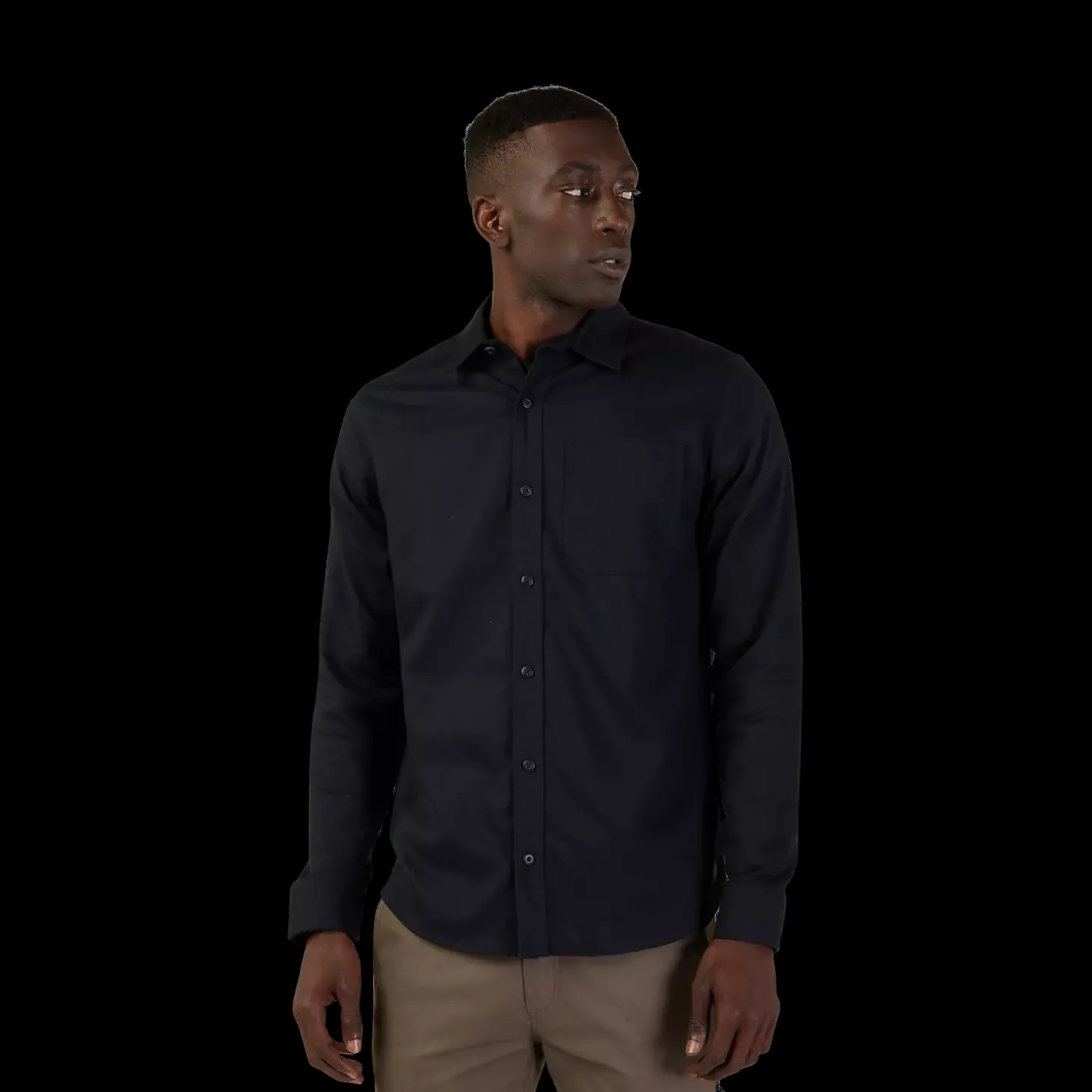 Level Up Woven Long Sleeve Flannel Shirt
