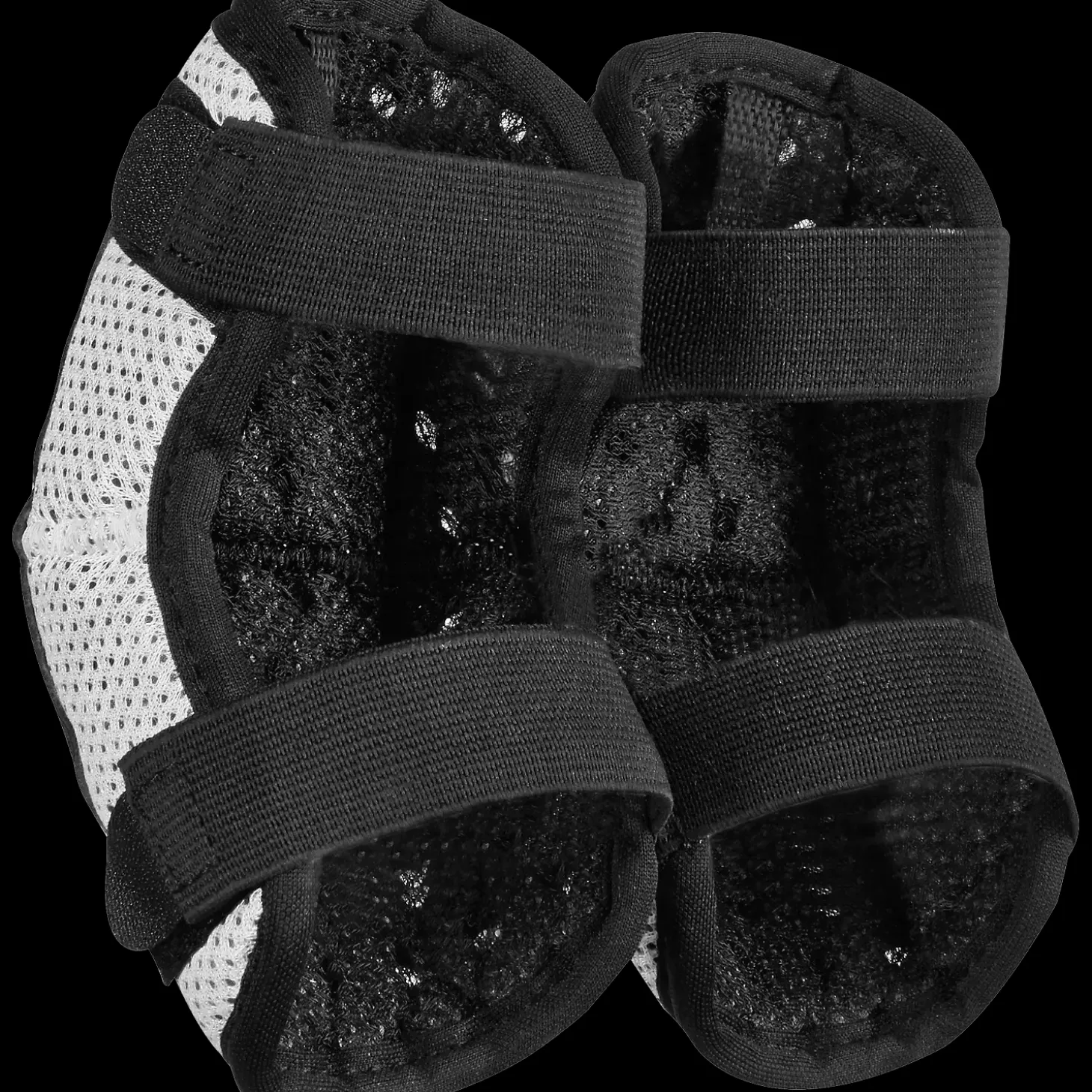 PW TITAN ELBOW GRD S/M RNTL [BLK/SLV]