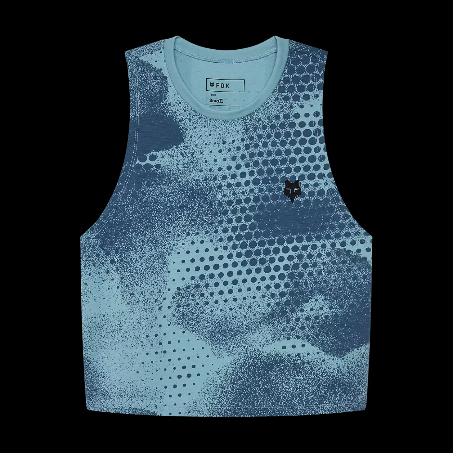Womens AOP Biker Tech Tank