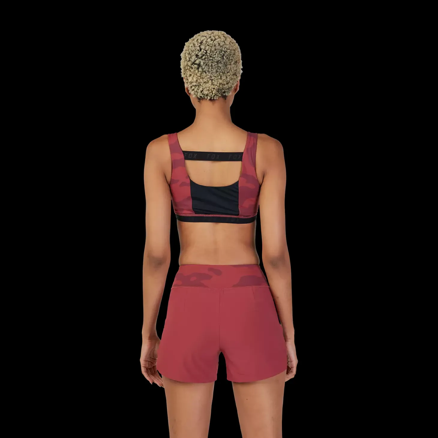 Womens Core Camo Sports Bra