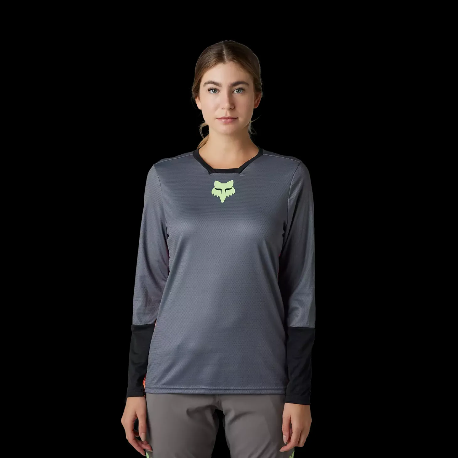Womens Defend Race Long Sleeve Jersey