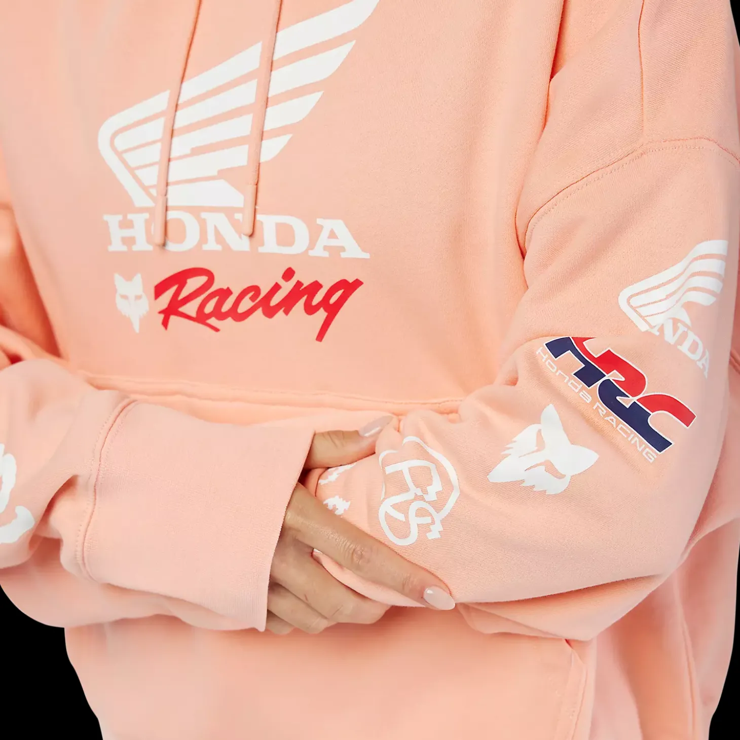 womens_fox_x_honda_oversi_5.webp Womens Fox x Honda Oversized Pullover Hoodie