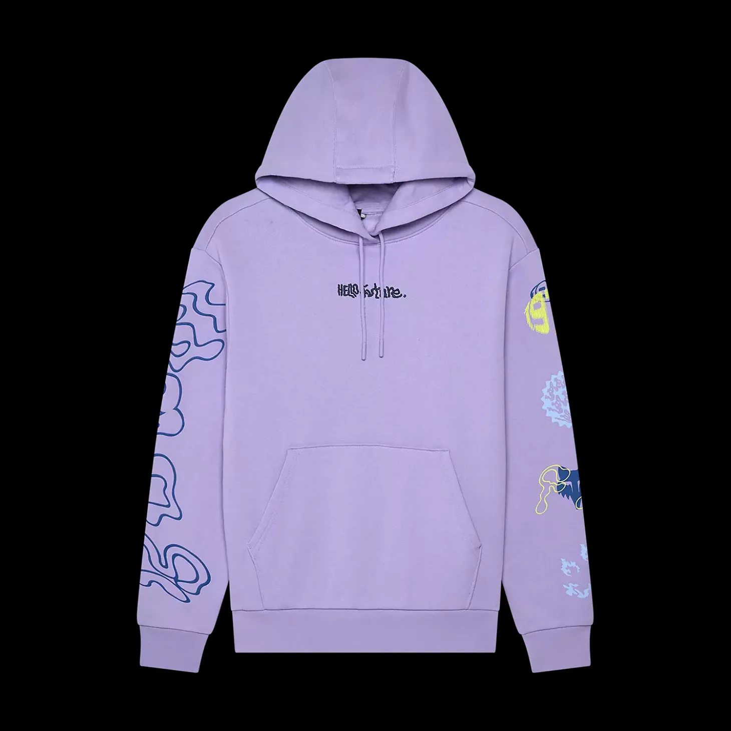 Womens Hello Future Pullover Hoodie