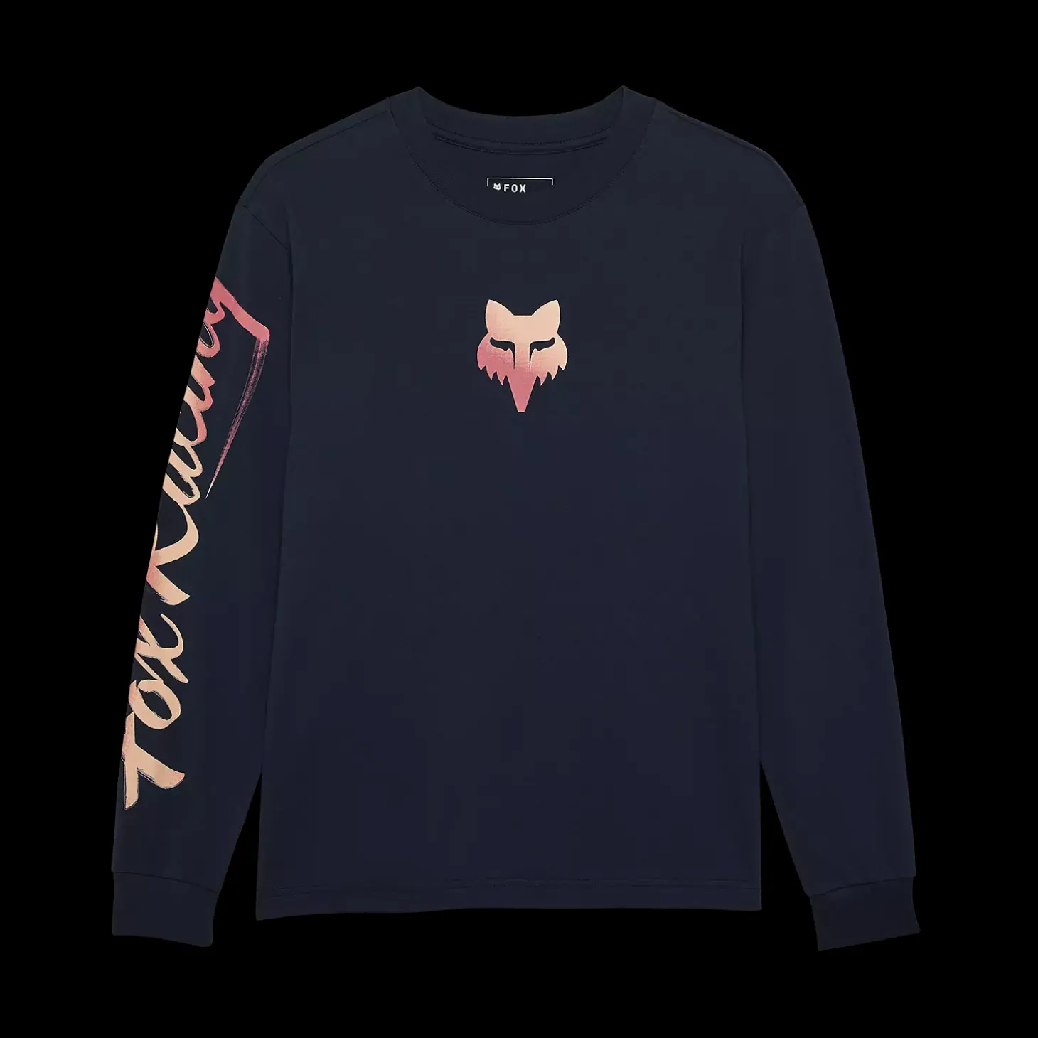 Womens Scripted Long Sleeve Tee