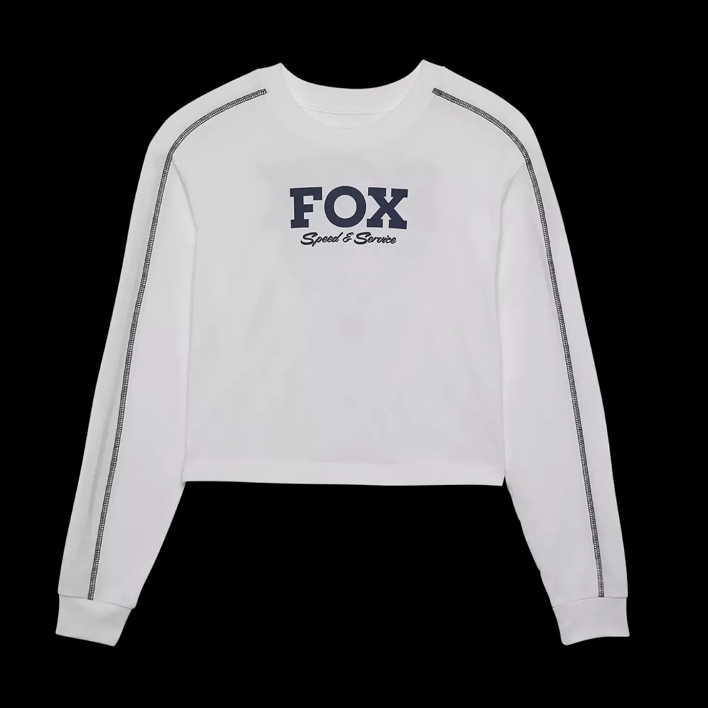 Womens Speed & Service Long Sleeve Crop Tee