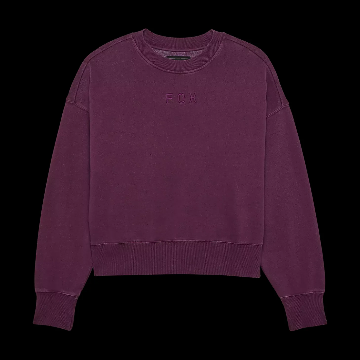 Womens Wordmark Oversized Crew Pullover