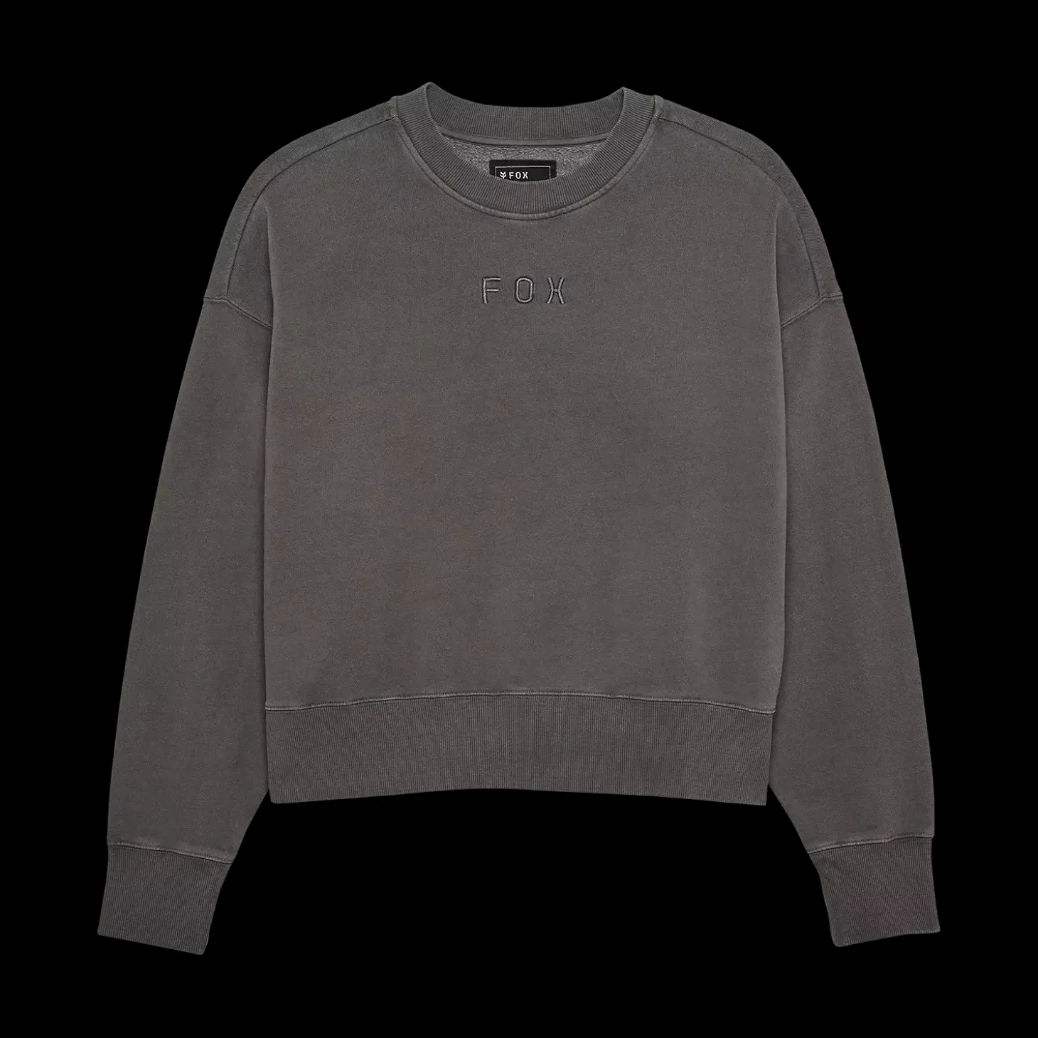 Womens Wordmark Oversized Crew Pullover