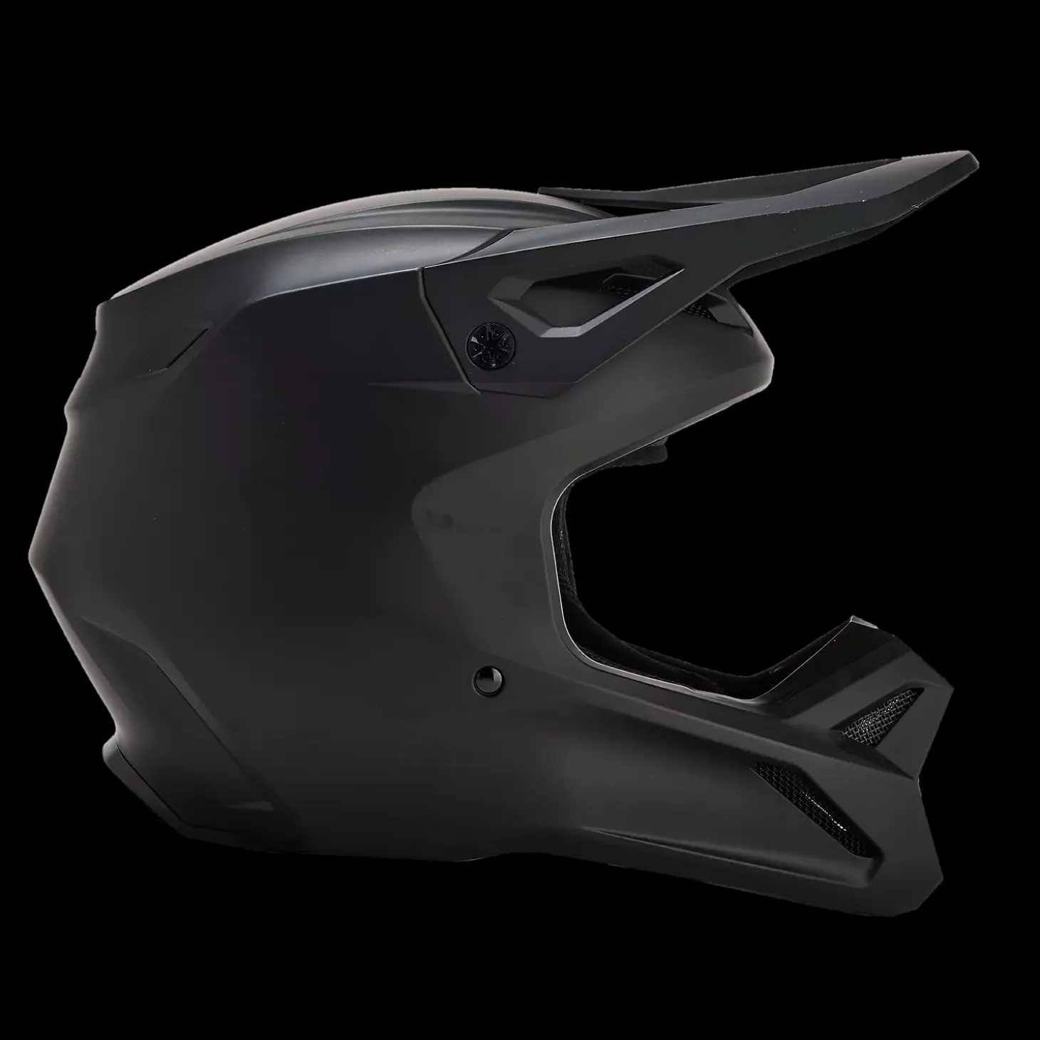 Youth V1 Matte Black Helmet
